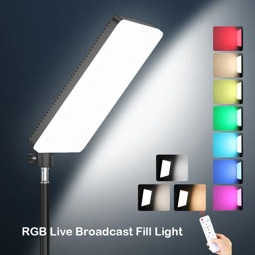 Torjim Rgb Photography Video Lighting - 10IN RGB LED Video Light Remote