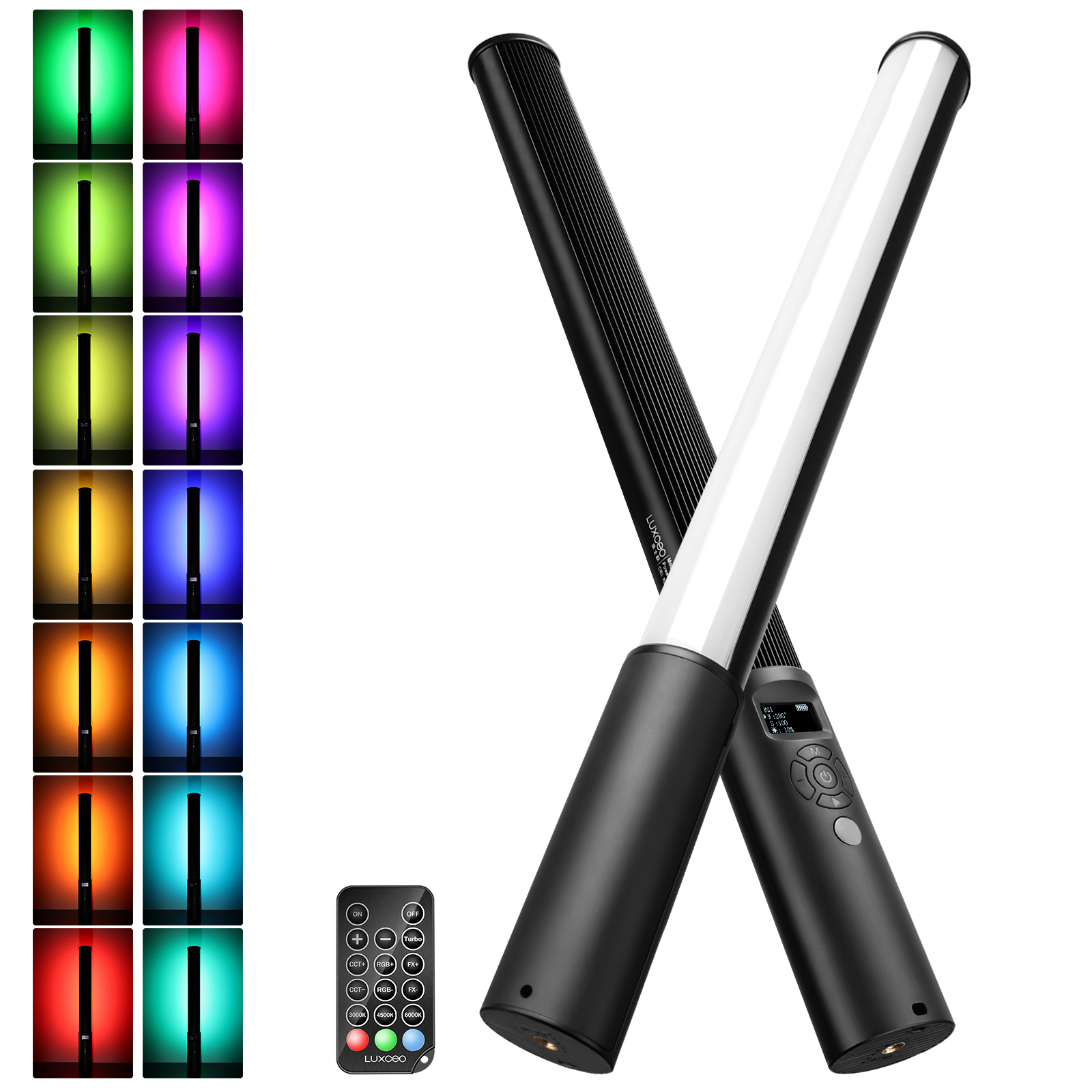 Torjim Rgb Photography Video Lighting - P400 RGB Light Wand Handheld LED