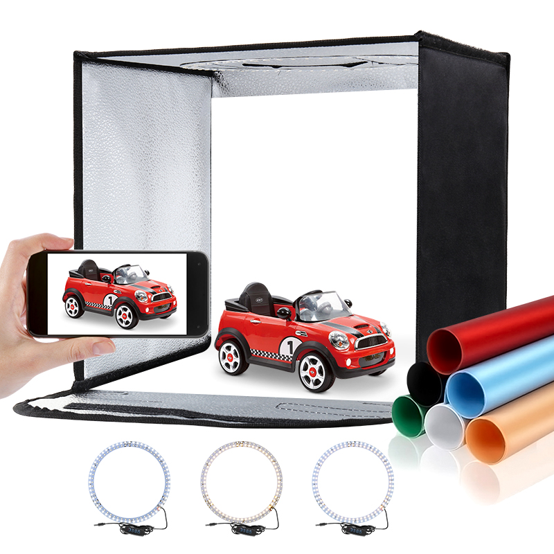 Photography Lighting Tent - 11.8x11.8inch Fold Photo Studio Light Box