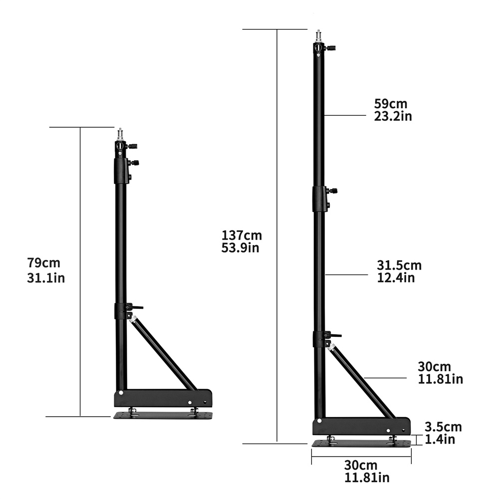 100/135/ 170cm Wall Mounting T – обзор и цена Photography Lighting Triangle