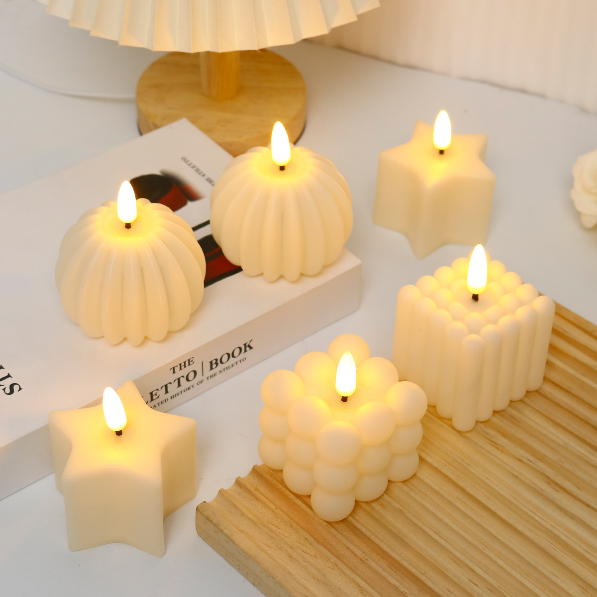 Led Candle  Cube for Wedding,  – обзор и цена Photography Lighting Led