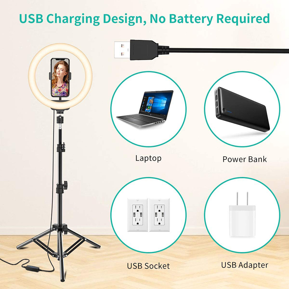 Phone Live Ring Light 10 Inch  – обзор и цена Photography Lighting Ring
