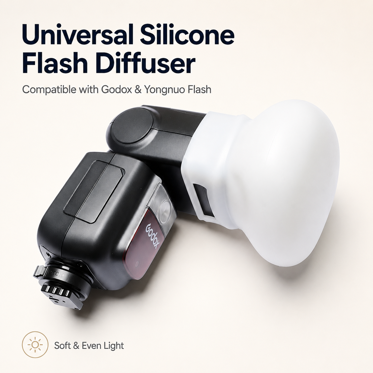 Soft Silicone Flash Light Cove – обзор и цена Godox Speedlite Flash