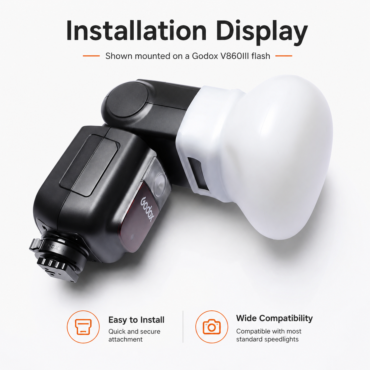 Soft Silicone Flash Light Cove – обзор и цена Godox Speedlite Flash