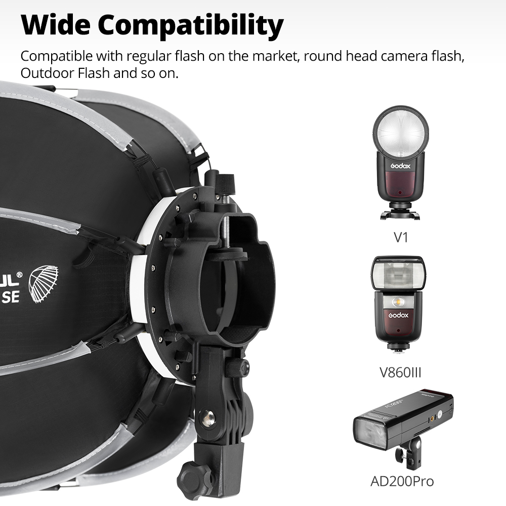 AMBITFUL PF30/PF40 30cm /40cm  – обзор и цена Godox Speedlite Flash