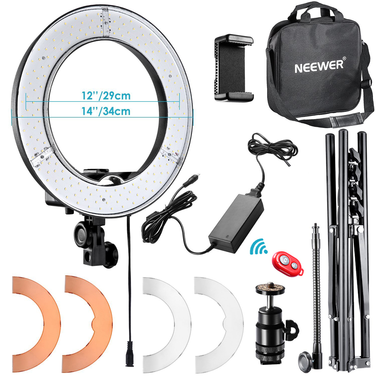 Neewer 14-inch Outer Led Ring  – обзор и цена Photography Lighting Kit Neewer