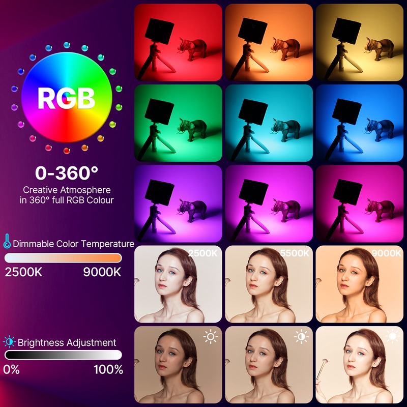 Ulanzi LT002 7 inch Pocket LED – обзор и цена Torjim Rgb Photography Video Lighting