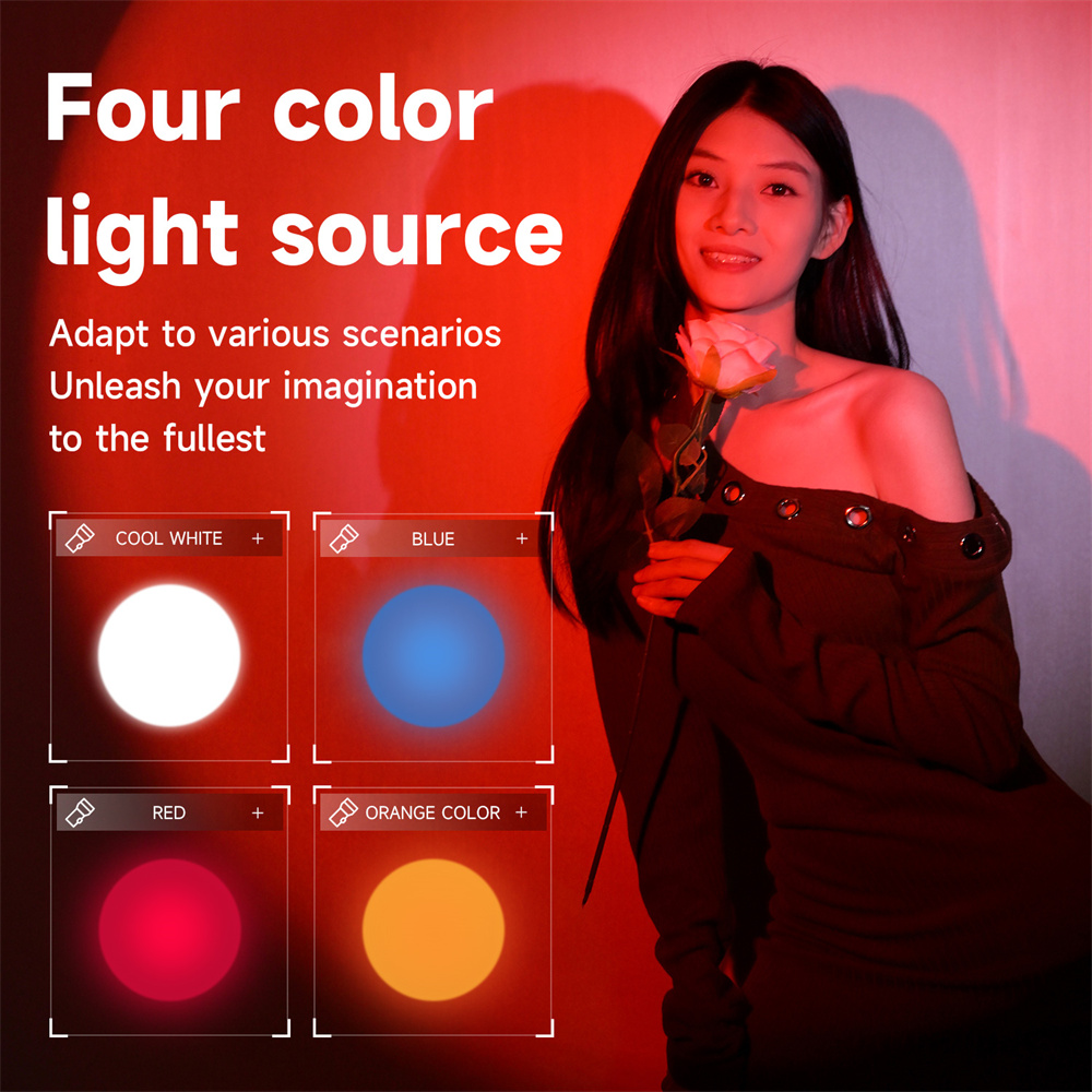 NEW Photography Flashlight 4-C – обзор и цена Torjim Rgb Photography Video Lighting
