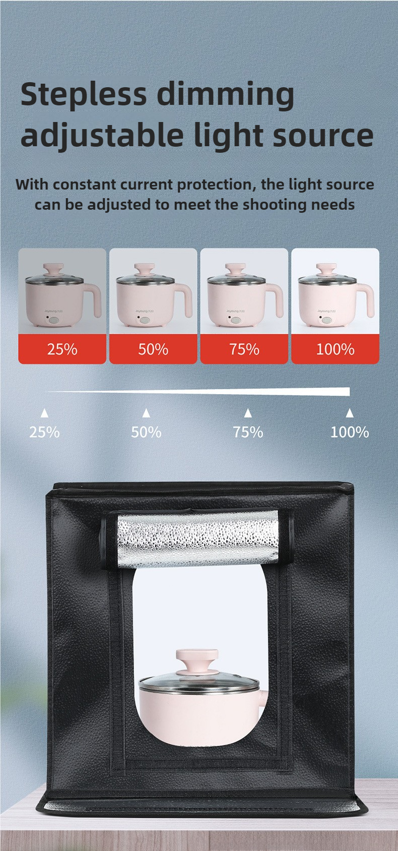 40cm Photography LED Studio Li – обзор и цена Photography Lighting Case