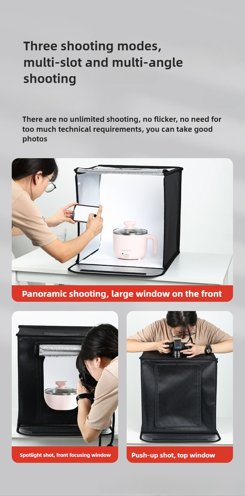 40cm Photography LED Studio Li – обзор и цена Photography Lighting Case