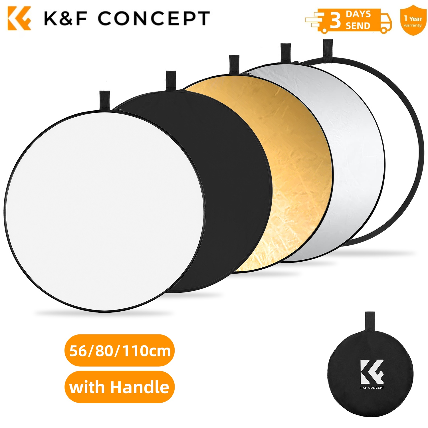 K&F CONCEPT 56/80/110cm 5-in-1 – обзор и цена Photography Lighting Tent