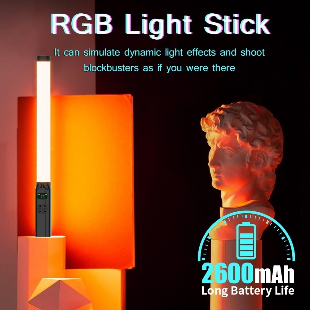 50CM RGB Stick Light Wand Ligh – обзор и цена Torjim Rgb Photography Video Lighting