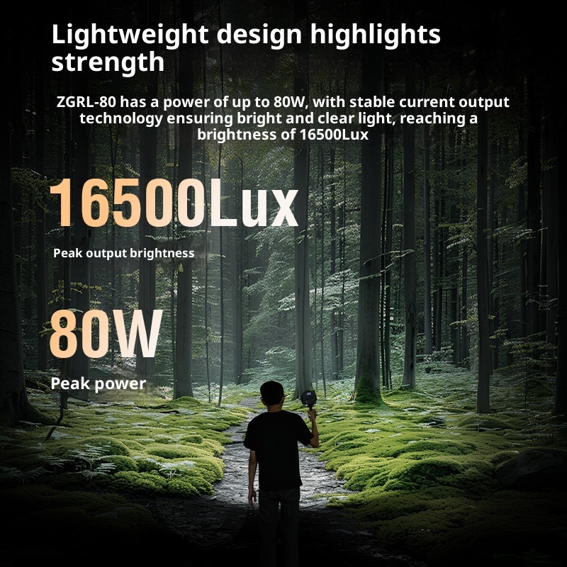 ZGRL80 80W COB LED Video Light – обзор и цена Photography Lighting System