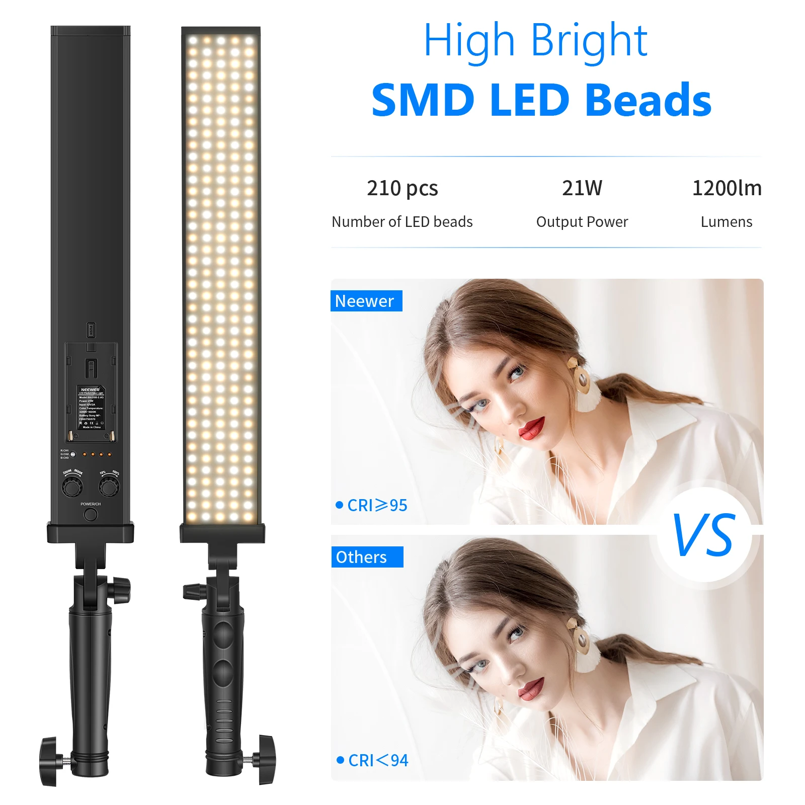 Neewer 3 Packs 2.4 GHz LED Lig – обзор и цена Photography Lighting Kit Neewer