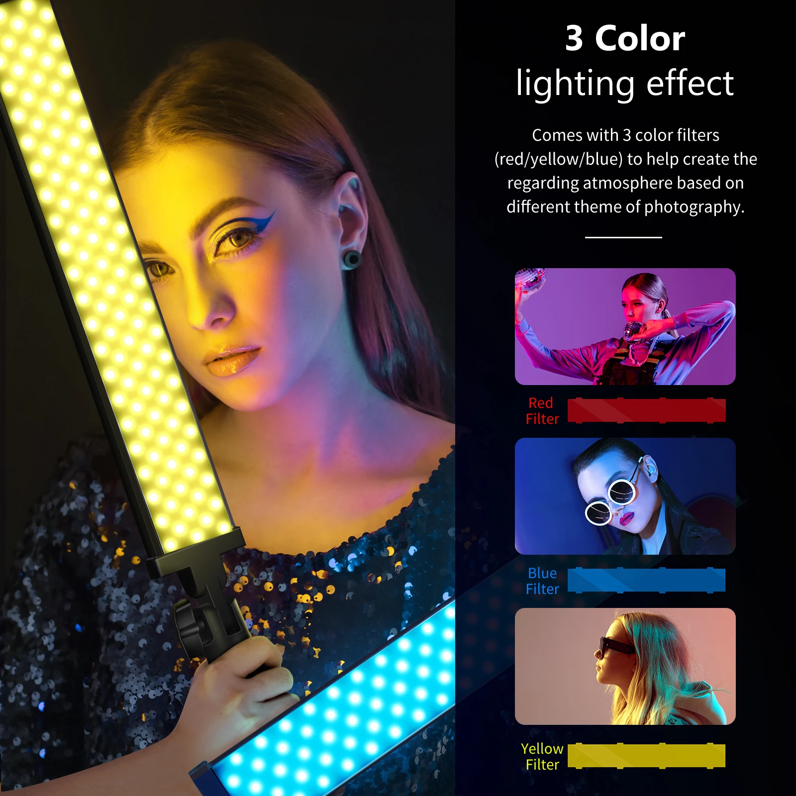 Neewer 3 Packs 2.4 GHz LED Lig – обзор и цена Photography Lighting Kit Neewer