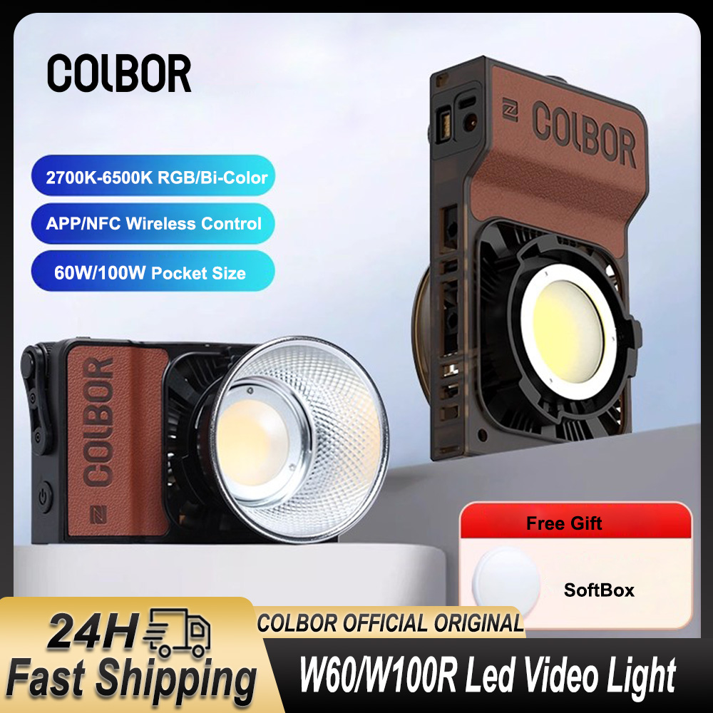 Colbor W60 W100R RGB LED Video – обзор и цена Torjim Rgb Photography Video Lighting