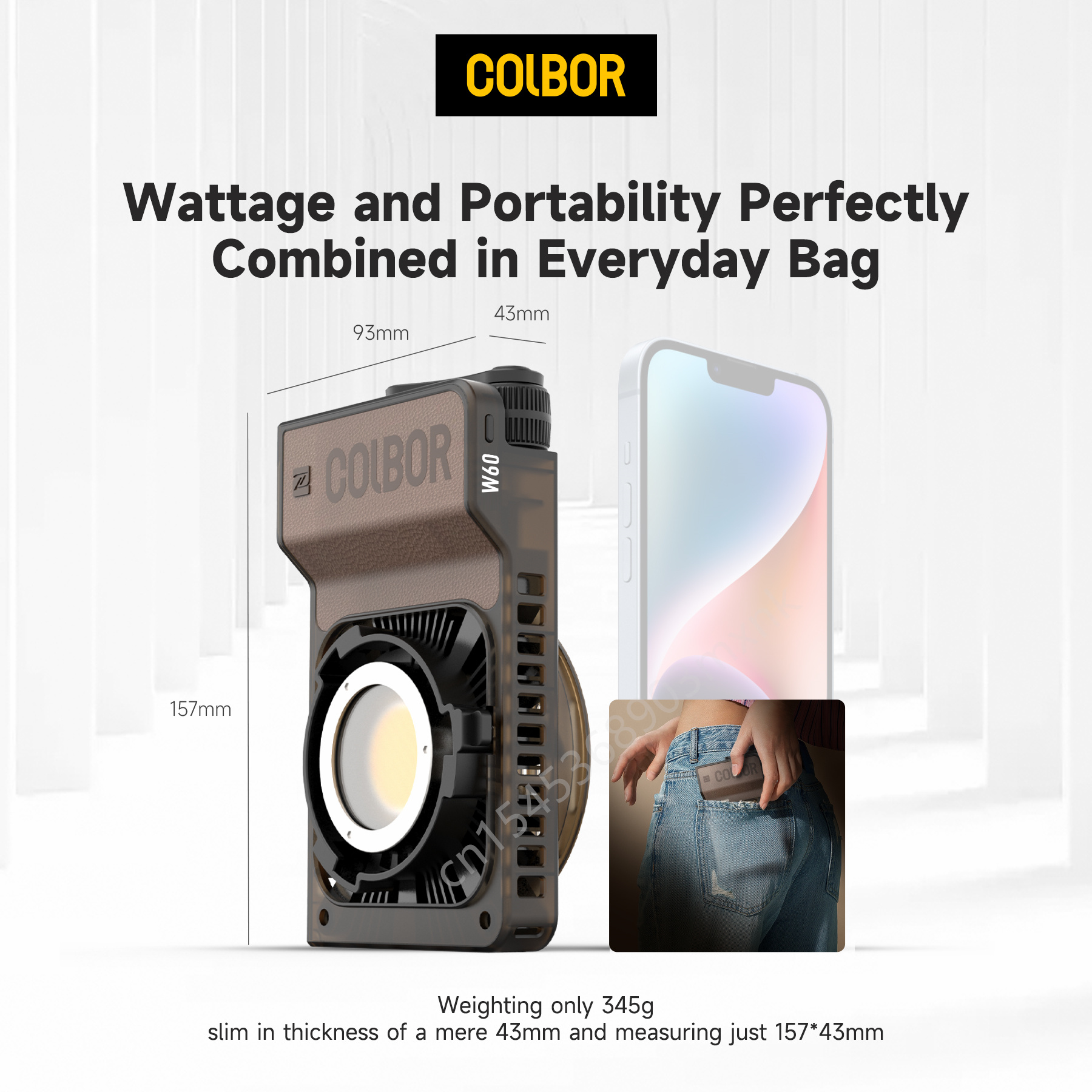 Colbor W60 W100R RGB LED Video – обзор и цена Torjim Rgb Photography Video Lighting