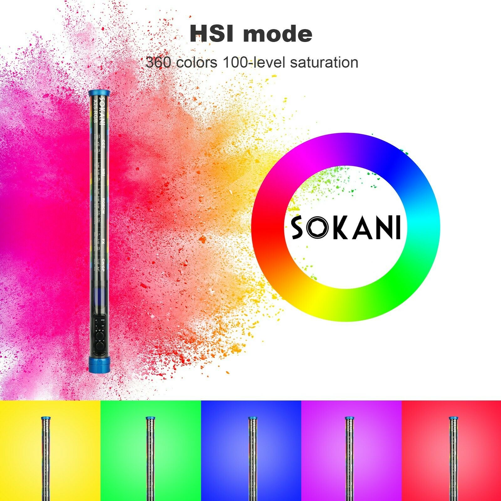 Sokani X25 RGB LED Video Light – обзор и цена Torjim Rgb Photography Video Lighting