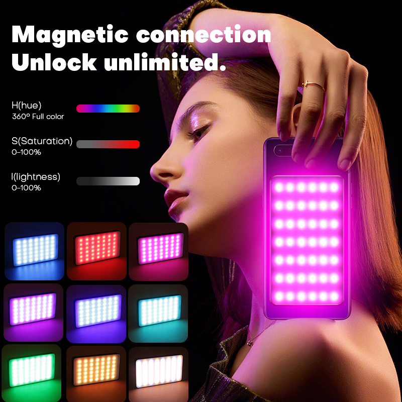 Magnetic RGB Mobile Phone Fill – обзор и цена Photography Mobile Lighting