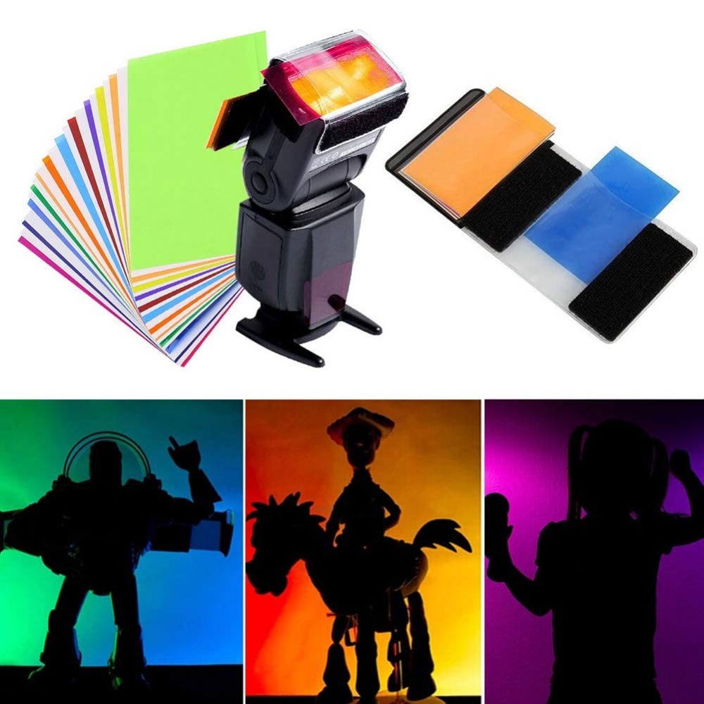 12 Colors Camera Flash Gels Li – обзор и цена Macro Photography Lighting Kit