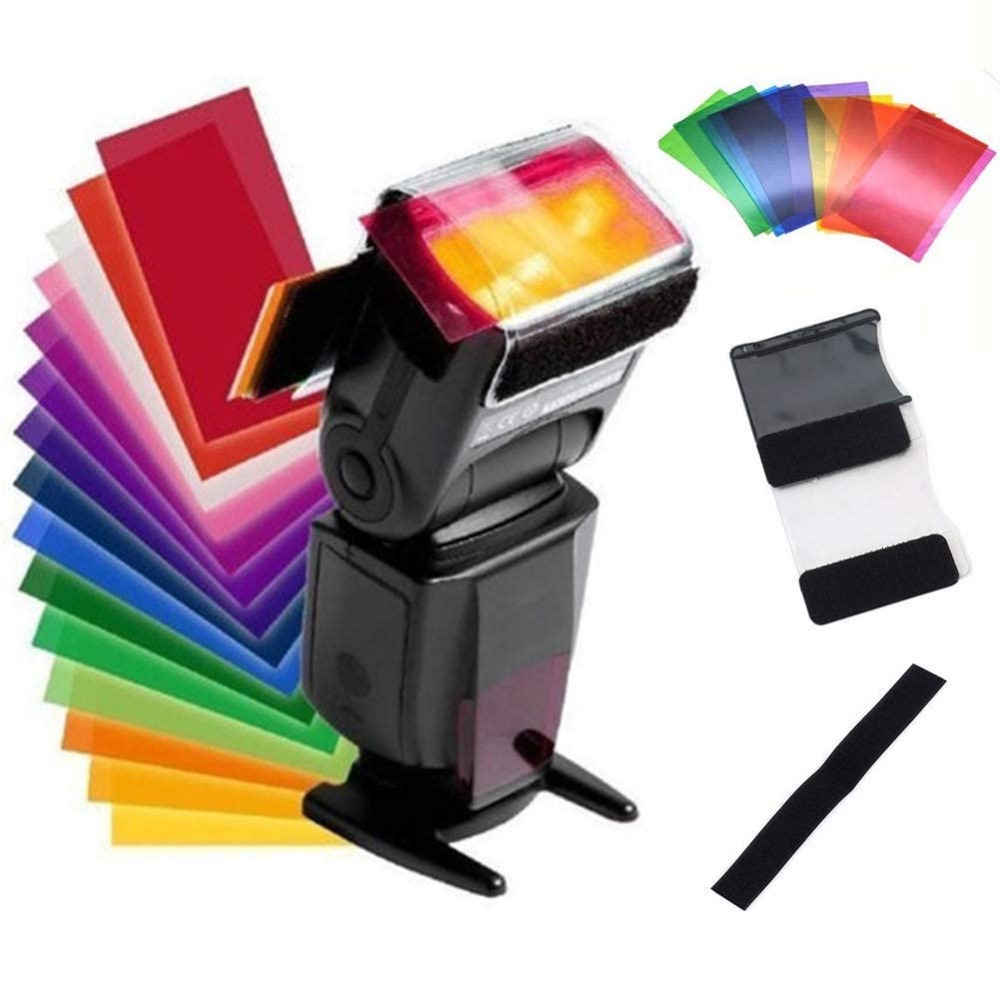 12 Colors Camera Flash Gels Li – обзор и цена Macro Photography Lighting Kit