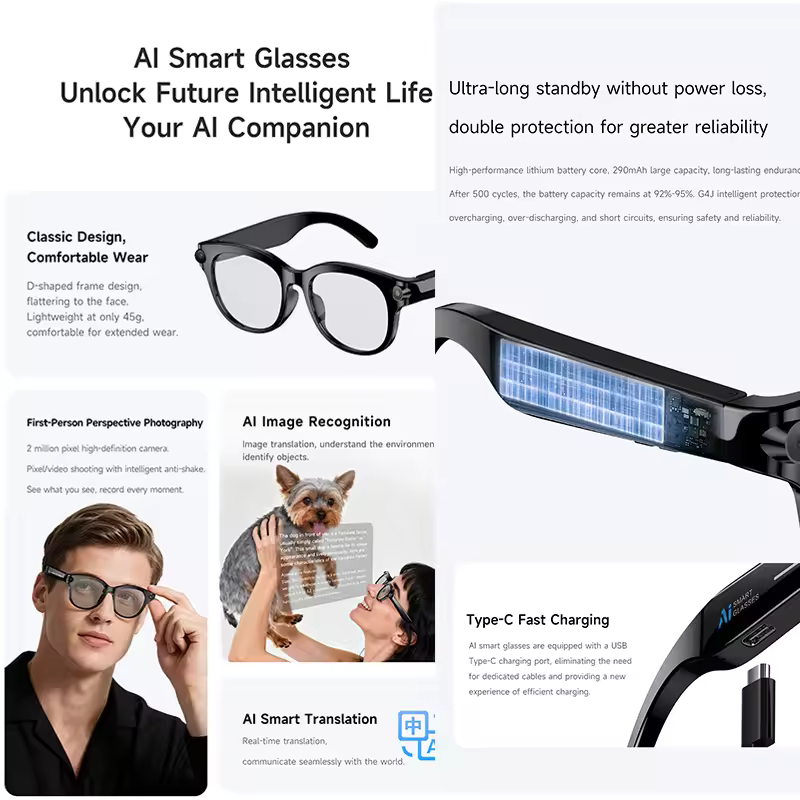 M89-S AI smart glasses equippe – обзор и цена Photography Lighting Products