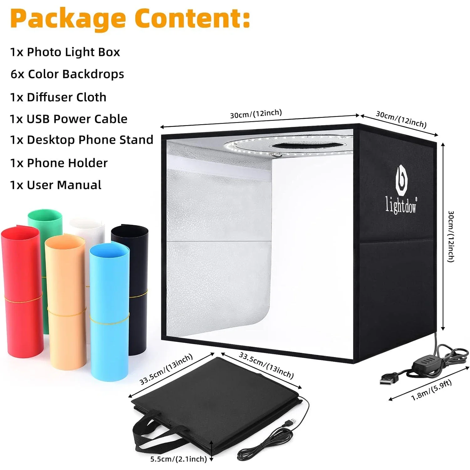 Lightdow Dimmable Photo Box LE – обзор и цена Photography Lighting Case