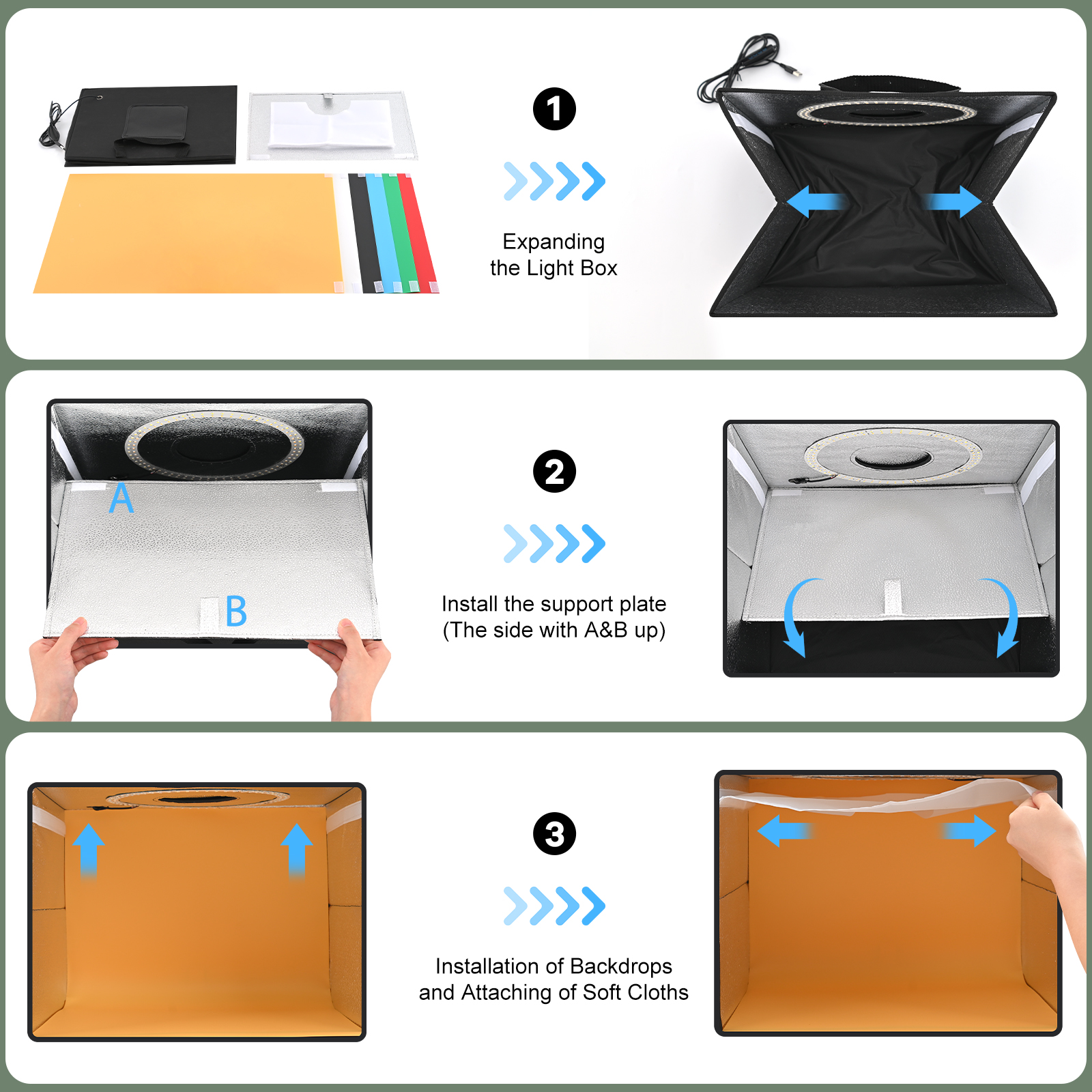 Lightdow Dimmable Photo Box LE – обзор и цена Photography Lighting Case