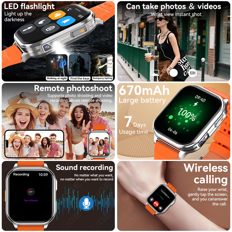LIGE 2026 Camera Smart Watch M – обзор и цена Photography Lighting System
