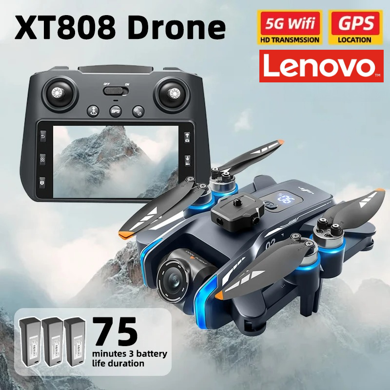Lenovo XT808 Pro MAX Drone 4K  – обзор и цена Photography Lighting System