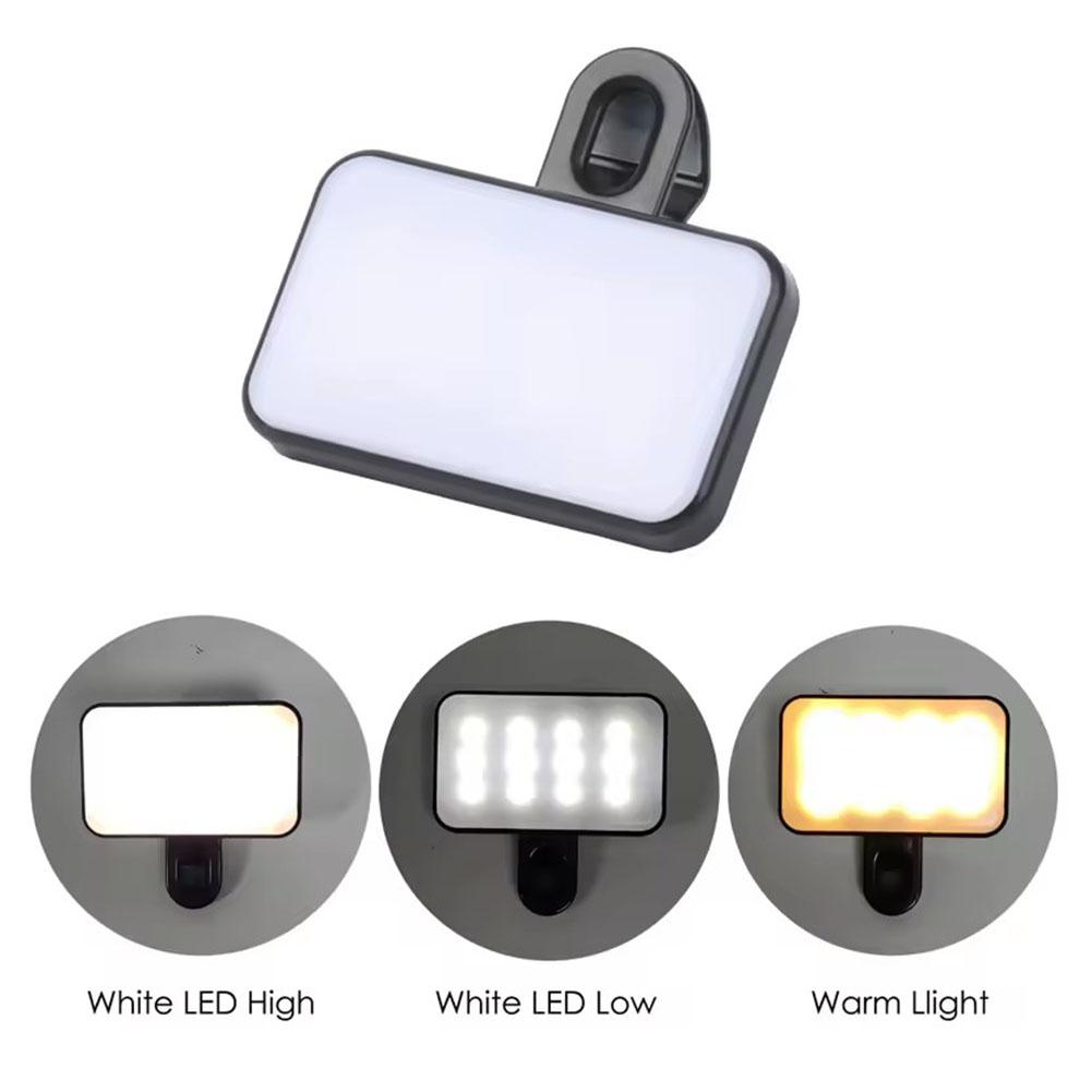 Mini LED Selfie Light 3 Color  – обзор и цена Photography Mobile Lighting