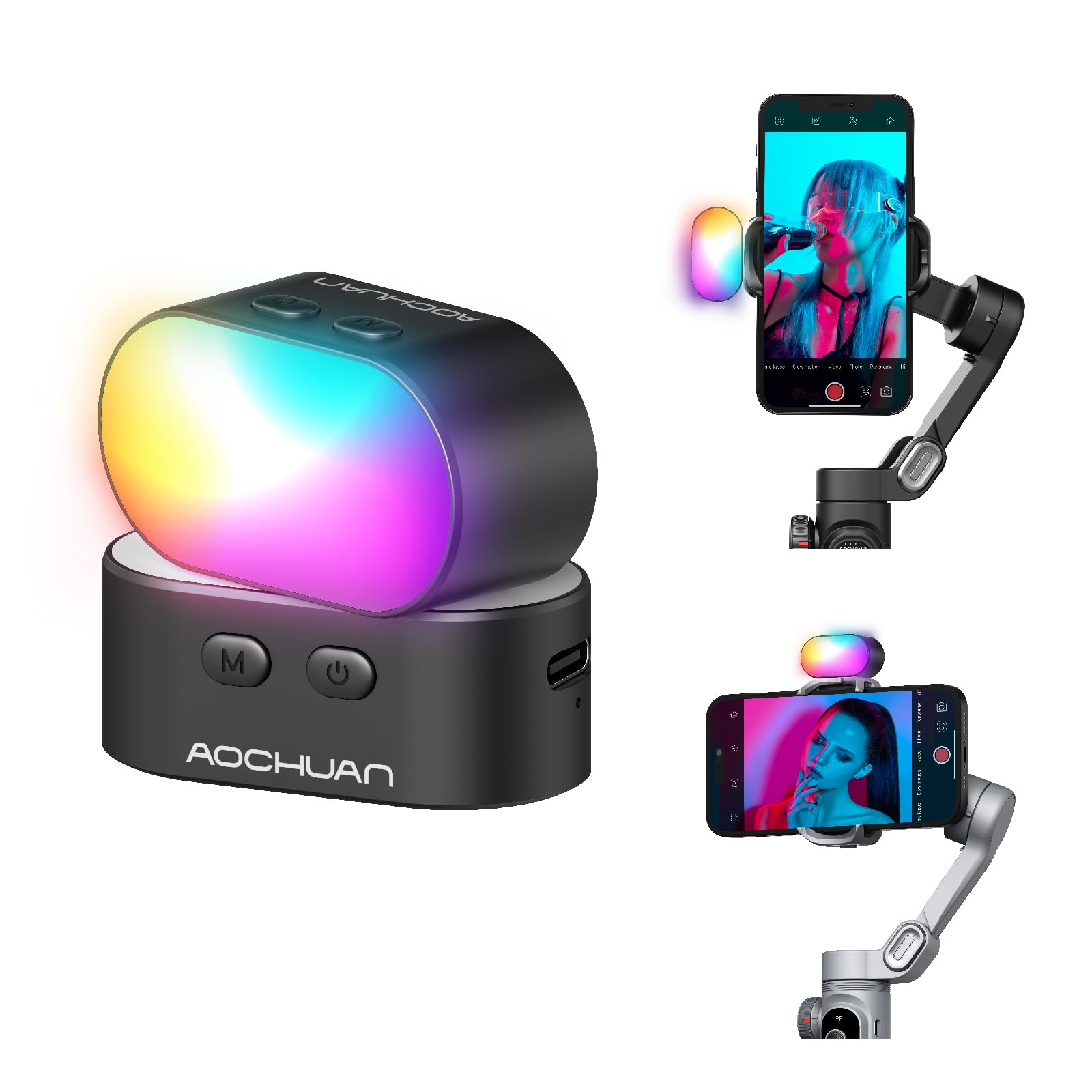 AOCHUAN RGB Magnetic Fill Ligh – обзор и цена Torjim Rgb Photography Video Lighting