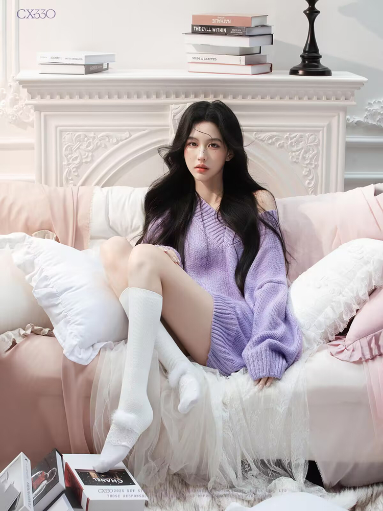 Autumn Winter Purple Sweater O – обзор и цена Photography Lighting System